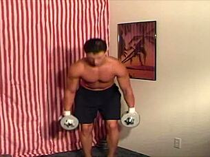 hey neighbor watch this 18yo fitness babe strip during intense gym workout