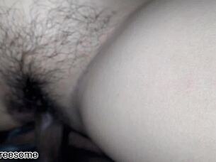 divorced wife cheats with lover in steamy bedroom encounter