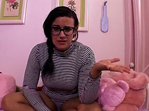 Femdom POV catches skinny CFNM dipping fantasy