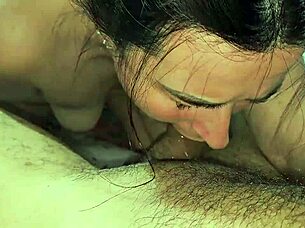 deepthroating wife's throat hardcore sloppy gagging and choking fun