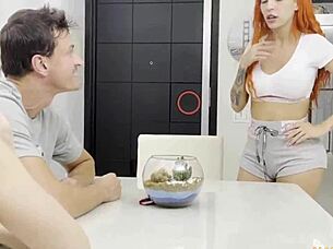 i snuck big ass fuck while she cooked dinner