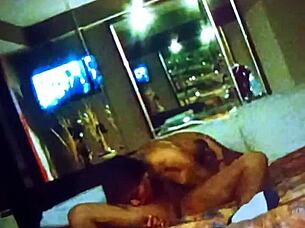 does this hot ex-wife suck cock and devour balls deep in the motel?