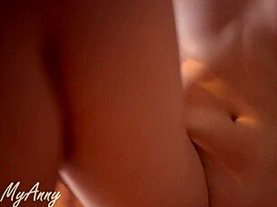 Amateur Creampie Fills Wet Pussy in Hot Night Fuck