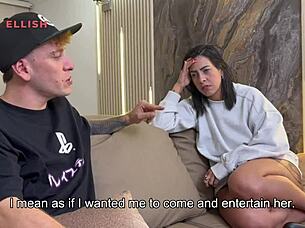 cheating girlfriend kylei ellish fucks boyfriend's best friend birthday creampie spooning