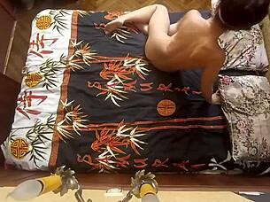 Our home couple 69 licks pussy eats cum view