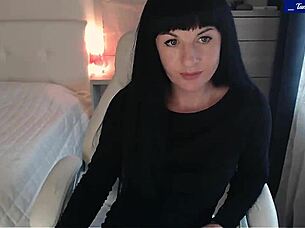 tamarra roman strips sexy teasing perky tits and ass in lingerie
