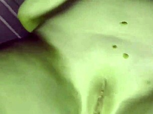 She-Hulk Homemade Halloween: Big Green Ass and Pussy Cosplay