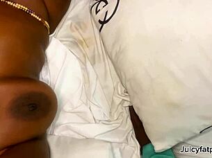 juicy ebony pussy gets tight missionary pounding early morning homemade 🔥🍫