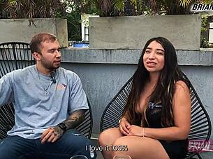 mexican pornstar verito aguass spicy interview turns into juicy pussy riding wet fetish with brian evansx