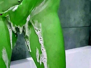 She-Hulk Homemade Halloween: Big Green Ass and Pussy Cosplay