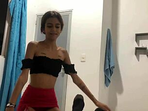 Sexy latina bursts in catching my masturbation and offers steamy help now