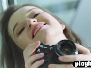 Cute Milf Serena Wood Poses Naked After Steamy Striptease