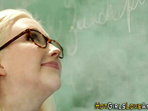 milf teacher stuffs toys deep in her ass