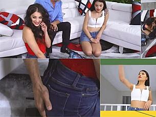 Wednesday's furious masturbation blowjob and dean pounding frenzy