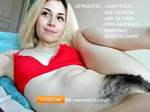 i love stuffin' my hairy pussy with anal toys