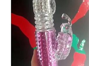 Rabbit Vibrator Thrusts Wild Ecstasy!