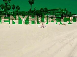 beach yoga with agatha turns into wild beach hookup