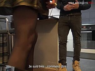 melany french amateur hides camera for intense repairman fuck in paris homework