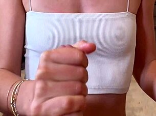 wifey begs for huge cock doggystyle cum-covered pounding