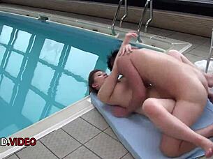i cant believe suzuna komiya's huge tits bounce in this hardcore bikini jav fuck... so hot!