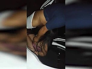 Cuck Watches Neighbor's Hot Car Creampie!