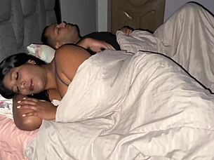Accidental Creampie Stretches Tight Pussy