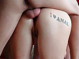 german milf sandra takes deep anal creampie 😈🍑