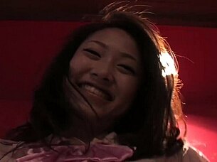 pov helping sweet asian angel nail her first casting with handjob and cum