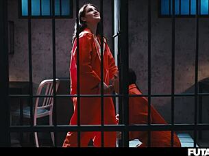 prison futa matty mila turns 18 into shemale squirting cum swallowing demon