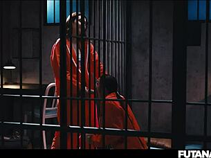 prison futa matty mila turns 18 into shemale squirting cum swallowing demon