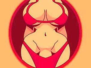 prison futa matty mila turns 18 into shemale squirting cum swallowing demon