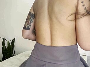 Intense sloppy deepthroat tears gushing deep inside