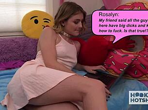 uhh rosalyn sphinx craves bryan gozzling's rough face fuck n' squirt...
