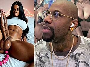 Skinny Transgender Cock Damsel Chained And Sucked By Ebony Babe With Anal Beads