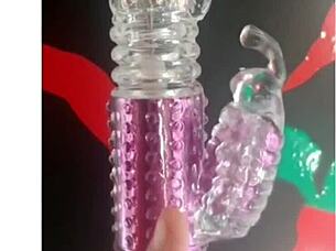 Rabbit Vibrator Thrusts Wild Ecstasy!