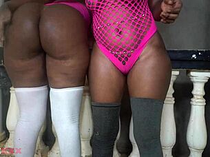 i introduce my huge ebony bbw big ass friend
