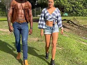 bbc pounds hotwife boss on farm raw