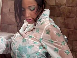 romana pounded doggy anal creampie in shower 💦🚿
