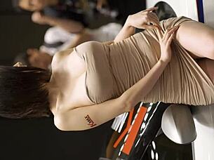 Seoul's hottest Korean racing girl revs up the heat!
