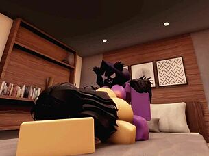 Roblox Raven Leader Seduces Busty Futanari Neighbor