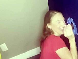 Brandi's first glory hole bbc creampie impregnation 😍🔥💦