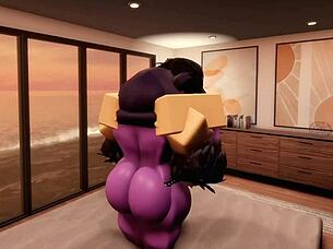 Roblox Raven Leader Seduces Busty Futanari Neighbor