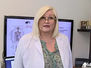 Pascal Pounds British BBW Doctor Office Cowgirl