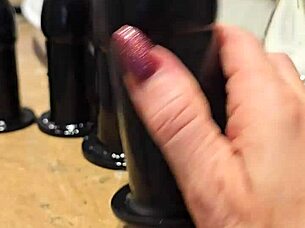 hey check this redhead slut's huge anal sextoy orgasm fuck