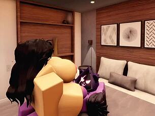 Roblox Raven Leader Seduces Busty Futanari Neighbor
