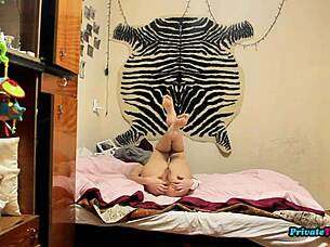 Russian Amateur Fingers Tight Pussy