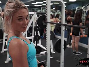 perv teen caught seeking gym sex 😈💦