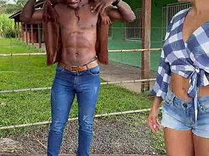 bbc pounds hotwife boss on farm raw