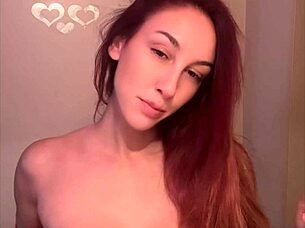 mmm italian milf artemisia's big tits heave during hot smoking fetish tease