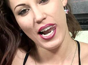 drunk milf layla rivera gulps semen from gaping ass